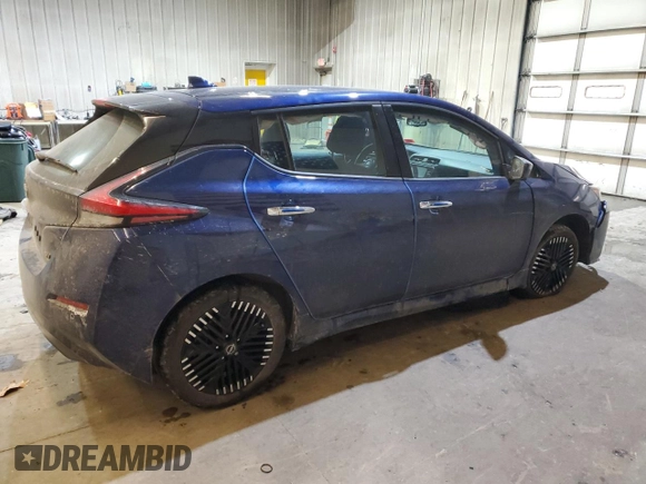 2023 Nissan LEAF SV Plus with VIN 1N4CZ1CV1PC556011, listed as a Copart auction lot 43419485 with 15,173 mi miles and Salvage Title. Bid and sale history available at DreamBid. Image 3.