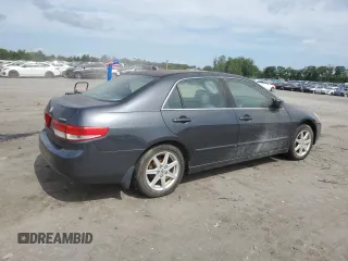 2003 Honda Accord EX z VIN 1HGCM665X3A030694, wystawiony jako Copart lot #59885425 z przebiegiem 152 223 mil mil oraz Czysty tytuł • Clean title. Historia ofert i sprzedaży dostępna na DreamBid. Obrazek 3.