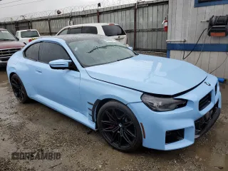 2023 BMW M2 z VIN 3MF13DM08P8D61938, wystawiony jako Copart lot #45193335 z przebiegiem 17 311 mil mil oraz Szkoda całkowita • Salvage title. Historia ofert i sprzedaży dostępna na DreamBid. Obrazek 4.