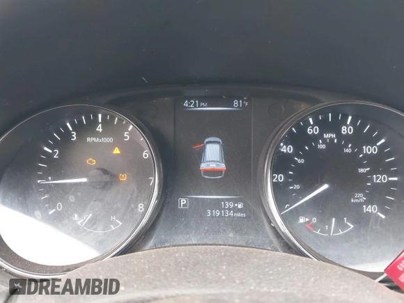 2017 Nissan Rogue SV with VIN 5N1AT2MT0HC889383, listed as a IAAI auction lot 42073498 with 319,134 mi miles and . Bid and sale history available at DreamBid. Image 7.