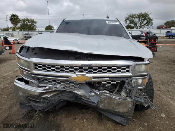 2015 Chevrolet Silverado 1500 LT with VIN 3GCUKREHXFG295773, listed as a Copart auction lot 47859574 with 198,123 mi miles and Salvage Title. Bid and sale history available at carsss.com. Image 5.