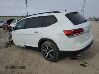 2021 Volkswagen Atlas SE z VIN 1V2LP2CA6MC574811, wystawiony jako Copart lot #41780595 z przebiegiem Nie podano mil oraz Szkody całkowita. Historia ofert i sprzedaży dostępna na DreamBid. Obrazek 2.
