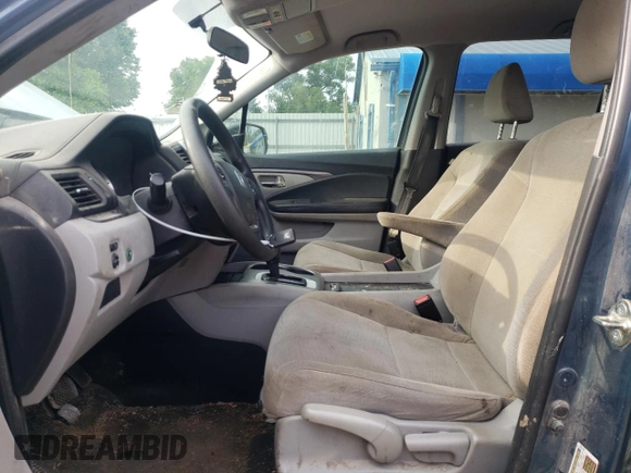 2016 Honda Pilot LX with VIN 5FNYF5H19GB034770, listed as a Copart auction lot 56752073 with 157,131 mi miles and Clean Title. Bid and sale history available at DreamBid. Image 7.