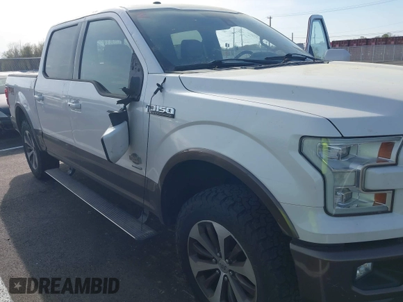 2015 Ford F-150 XLT with VIN 1FTEW1EGXFFB56438, listed as a IAAI auction lot 41902217 with 200,823 mi miles. Bid and sale history available at carsss.com. Image 6.
