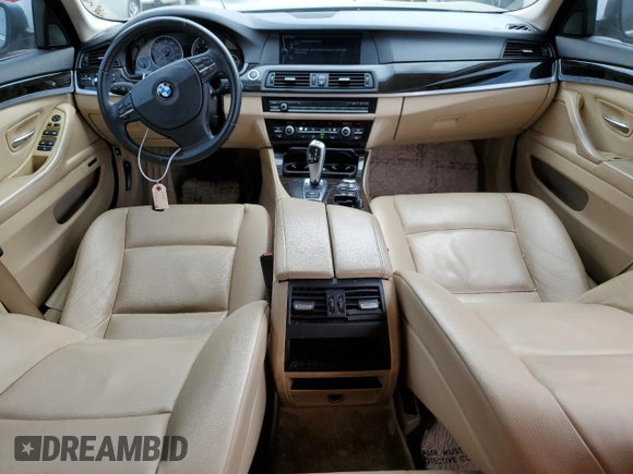 2011 BMW 5 Series 528i with VIN WBAFR1C55BC750294, listed as a Copart auction lot 52943035 with 137,909 mi miles and Salvage Title. Bid and sale history available at carsss.com. Image 8.