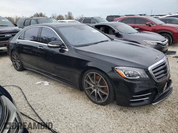 2020 Mercedes-Benz S-Class S 450 with VIN WDDUG6GB1LA506366, listed as a Copart auction lot 77251484 with 0 mi miles and Non Repairable. Bid and sale history available at carsss.com. Image 4.