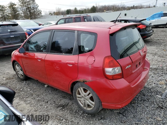 2008 Honda Fit Sport with VIN JHMGD38648S051576, listed as a Copart auction lot 51390025 with 135,328 mi miles and Clean Title. Bid and sale history available at carsss.com. Image 2.