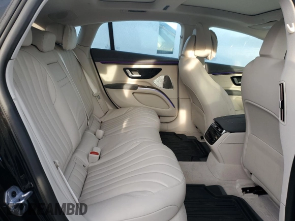 2023 Mercedes-Benz EQS with VIN W1KCG4EB1PA040771, listed as a Copart auction lot 36813574 with 2,661 mi miles. Bid and sale history available at carsss.com. Image 10.
