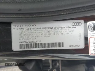 2016 Audi A6 Premium Plus with VIN WAUGFAFC0GN009716, listed as a Copart auction lot 56692645 with 82,189 mi miles and Salvage title. Bid and sale history available at DreamBid. Image 12.