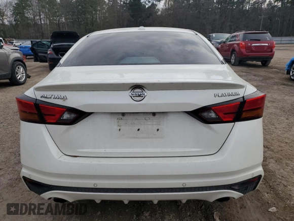 2019 Nissan Altima 2.5 Platinum with VIN 1N4BL4FV5KC116098, listed as a Copart auction lot 46617745 with 80,798 mi miles and Salvage Title. Bid and sale history available at carsss.com. Image 6.
