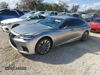 2021 Lexus LS with VIN JTHD51FFXM5013334, listed as a Copart auction lot 76165484 with 0 mi miles and Non Repairable. Bid and sale history available at carsss.com. Image 1.