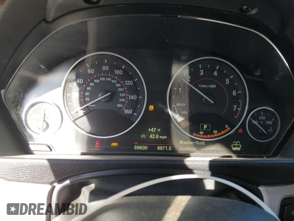 2018 BMW 4 Series 440i with VIN WBA4J5C57JBF07535, listed as a Copart auction lot 47117805 with 59,600 mi miles and Salvage Title. Bid and sale history available at DreamBid. Image 9.