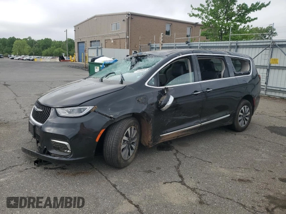 2023 Chrysler Pacifica Hybrid Limited с VIN 2C4RC1S71PR630575, выставлен на аукционе Copart как лот 55826955 с пробегом 45 381 миль миль и Списание • Salvage title. История ставок и продаж доступна на DreamBid. Изображение 1.