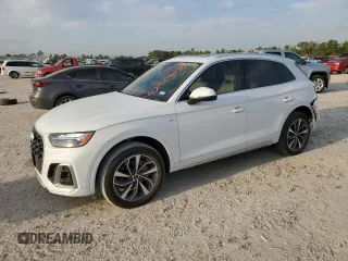 2023 Audi Q5 S line Premium z VIN WA1GAAFYXP2134294, wystawiony jako Copart lot #52949035 z przebiegiem 28 624 mil mil oraz Szkoda całkowita • Salvage title. Historia ofert i sprzedaży dostępna na DreamBid. Obrazek 1.