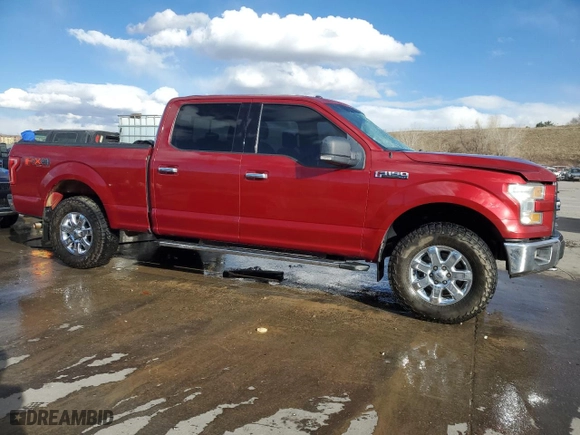 2015 Ford F-150 XLT w/HD Payload Pkg with VIN 1FTFW1EF3FKD22494, listed as a Copart auction lot 49915855 with 213,832 mi miles and Salvage Title. Bid and sale history available at carsss.com. Image 4.
