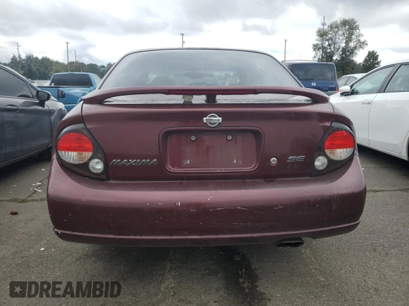 2001 Nissan Maxima GXE z VIN JN1CA31D91T831187, wystawiony jako Copart lot #72222434 z przebiegiem 138 438 mil mil oraz Szkoda całkowita • Salvage title. Historia ofert i sprzedaży dostępna na DreamBid. Obrazek 6.
