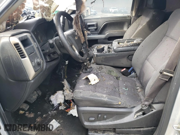 2017 Chevrolet Silverado 1500 LT with VIN 1GCRCREC2HZ267217, listed as a Copart auction lot 51901725 with Not Provided miles and Salvage Title. Bid and sale history available at DreamBid. Image 7.