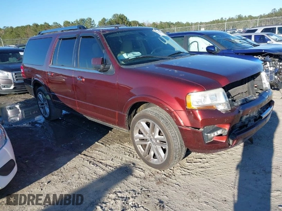 2017 Ford Expedition Max Limited with VIN 1FMJK1KT8HEA62915, listed as a IAAI auction lot 41720064 with 67,744 mi miles and . Bid and sale history available at DreamBid. Image 1.
