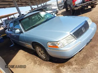2004 Mercury Grand Marquis GS with VIN 2MEFM74W24X690149, listed as a IAAI auction lot 41842464 with 118,776 mi miles and . Bid and sale history available at DreamBid. Image 1.