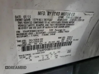 2015 Ford Taurus Limited with VIN 1FAHP2F88FG181927, listed as a Copart auction lot 48257605 with 166,647 mi miles and Salvage Title. Bid and sale history available at carsss.com. Image 14.