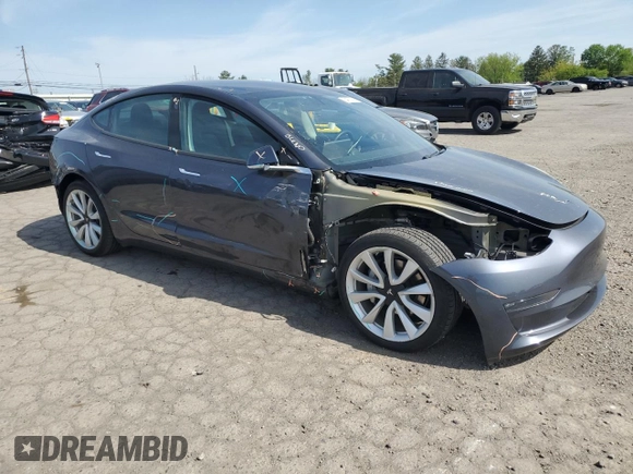 2020 Tesla Model 3 Long Range with VIN 5YJ3E1EB5LF589907, listed as a Copart auction lot 54778655 with 45,194 mi miles and Salvage Title. Bid and sale history available at DreamBid. Image 4.
