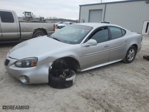 2006 Pontiac Grand Prix with VIN 2G2WP552461143693, listed as a Copart auction lot 43862235 with 0 miles and Salvage Title. Bid and sale history available at carsss.com. Image 1.