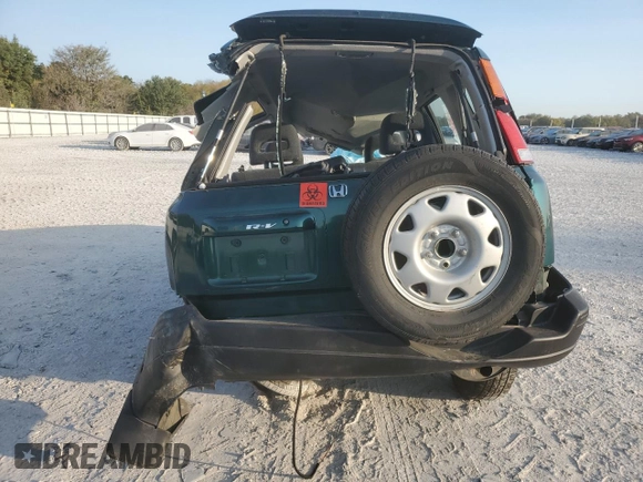 1999 Honda CR-V LX with VIN JHLRD1846XC018894, listed as a Copart auction lot 75686304 with 132,317 mi miles and Salvage Title. Bid and sale history available at carsss.com. Image 6.
