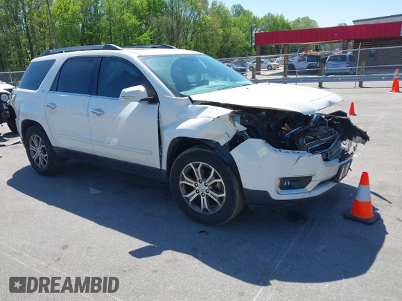 2014 GMC Acadia SLT z VIN 1GKKRRKD4EJ374149, wystawiony jako IAAI lot #41998400 z przebiegiem 193 462 mil mil oraz . Historia ofert i sprzedaży dostępna na DreamBid. Obrazek 1.