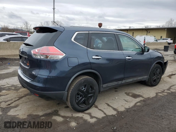 2015 Nissan Rogue SL with VIN 5N1AT2MV5FC852733, listed as a Copart auction lot 52720935 with 135,626 mi miles and Clean Title. Bid and sale history available at DreamBid. Image 3.
