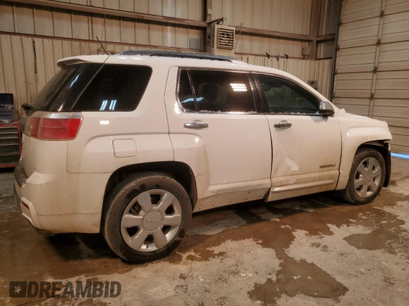 2013 GMC Terrain Denali with VIN 2GKFLYE33D6327836, listed as a Copart auction lot 87703215 with 136,666 mi miles and Salvage Title. Bid and sale history available at DreamBid. Image 3.