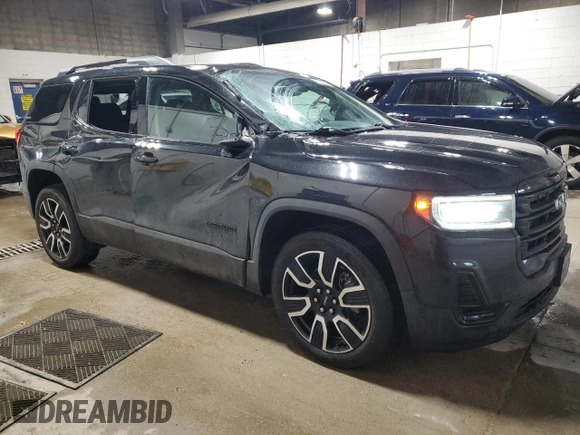 2021 GMC Acadia SLE with VIN 1GKKNRLS2MZ192166, listed as a Copart auction lot 85533364 with 49,925 mi miles and Salvage Title. Bid and sale history available at carsss.com. Image 4.