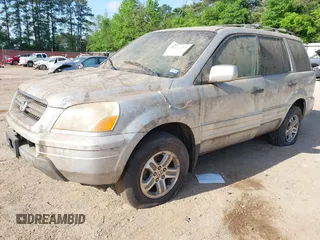 2005 Honda Pilot EX with VIN 5FNYF18485B038504, listed as a IAAI auction lot 42014126 with 178,821 mi miles. Bid and sale history available at carsss.com. Image 2.