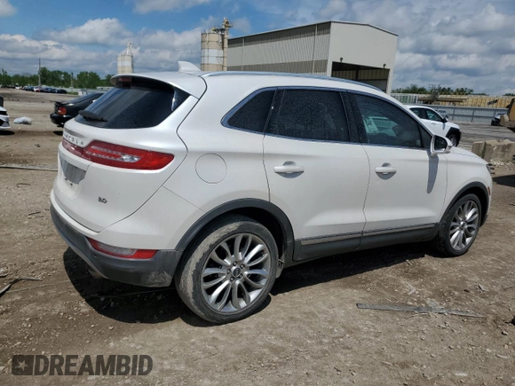 2017 Lincoln MKC Reserve with VIN 5LMCJ3C95HUL03813, listed as a Copart auction lot 55689815 with 149,766 mi miles and Salvage title. Bid and sale history available at DreamBid. Image 3.