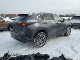 2023 Lexus NX with VIN 2T2GKCEZ0PC010167, listed as a Copart auction lot 87414864 with 19,752 mi miles and Salvage Title. Bid and sale history available at carsss.com. Image 3.