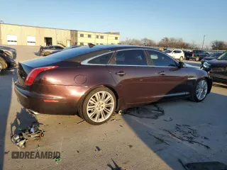 2015 Jaguar XJ Portfolio with VIN SAJWA2GZ7F8V83492, listed as a Copart auction lot 43789355 with 132,020 mi miles and Salvage Title. Bid and sale history available at carsss.com. Image 3.