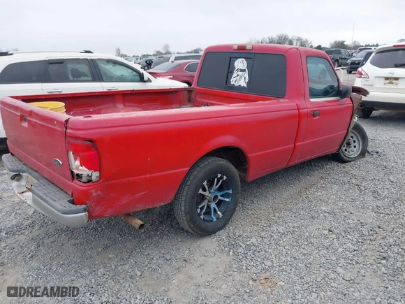 2000 Ford Ranger XL with VIN 1FTYR10C7YTA56021, listed as a IAAI auction lot 41545907 with 319,850 mi miles. Bid and sale history available at carsss.com. Image 4.