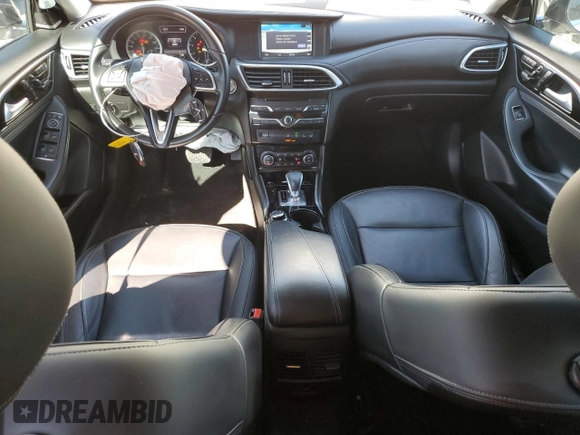 2018 Infiniti QX30 Luxury with VIN SJKCH5CR0JA048278, listed as a Copart auction lot 67345054 with 53,299 mi miles and Salvage Title. Bid and sale history available at DreamBid. Image 8.