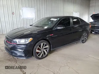 2019 Volkswagen Jetta GLI S with VIN 3VW5T7BU8KM148187, listed as a Copart auction lot 49439905 with 55,106 mi miles and Salvage Title. Bid and sale history available at DreamBid. Image 1.