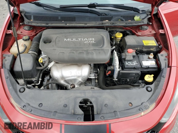 2014 Dodge Dart GT with VIN 1C3CDFEB0ED918902, listed as a Copart auction lot 58052415 with 62,167 mi miles and Salvage title. Bid and sale history available at DreamBid. Image 11.