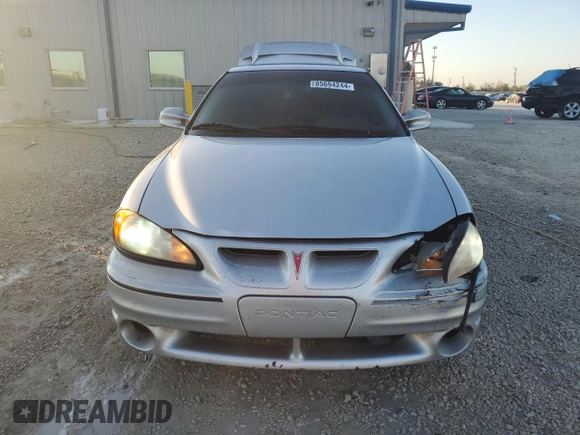 2002 Pontiac Grand Am GT with VIN 1G2NW52E02M507684, listed as a Copart auction lot 85694244 with 236,477 mi miles and Salvage Title. Bid and sale history available at carsss.com. Image 5.