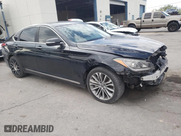 2017 Genesis G80 3.8L with VIN KMHGN4JE6HU176844, listed as a Copart auction lot 65360943 with 97,086 mi miles and Non Repairable. Bid and sale history available at DreamBid. Image 4.