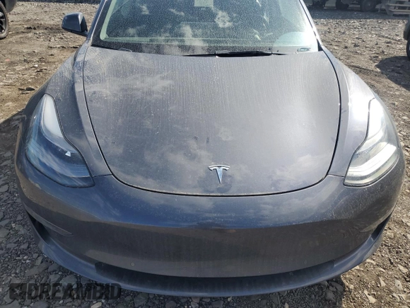 2022 Tesla Model 3 Long Range with VIN 5YJ3E1EB7NF257549, listed as a Copart auction lot 46980555 with 68,955 mi miles and Salvage Title. Bid and sale history available at DreamBid. Image 11.