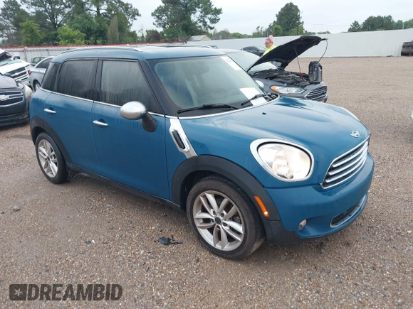 2012 MINI Countryman with VIN WMWZB3C56CWM06101, listed as a IAAI auction lot 42223616 with 149,680 mi miles and . Bid and sale history available at DreamBid. Image 1.