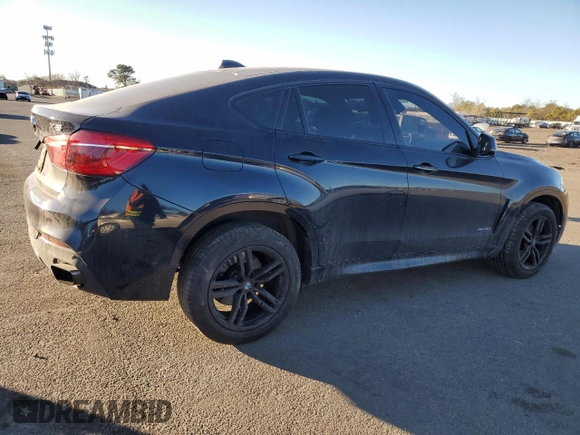2015 BMW X6 xDrive50i with VIN 5UXKU6C52F0F94480, listed as a Copart auction lot 41539505 with 148,175 mi miles and Salvage Title. Bid and sale history available at carsss.com. Image 3.