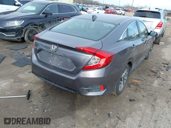 2018 Honda Civic Sedan EX with VIN 19XFC2F78JE005182, listed as a IAAI auction lot 41694161 with 101,158 mi miles. Bid and sale history available at carsss.com. Image 4.