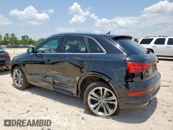 2016 Audi Q3 Prestige with VIN WA1FFCFS3GR020455, listed as a Copart auction lot 59219665 with 93,480 mi miles and Salvage title. Bid and sale history available at DreamBid. Image 2.