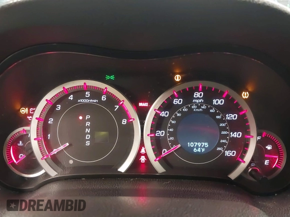 2012 Acura TSX Special Edition with VIN JH4CU2F89CC015611, listed as a IAAI auction lot 41866033 with 107,975 mi miles and . Bid and sale history available at DreamBid. Image 7.