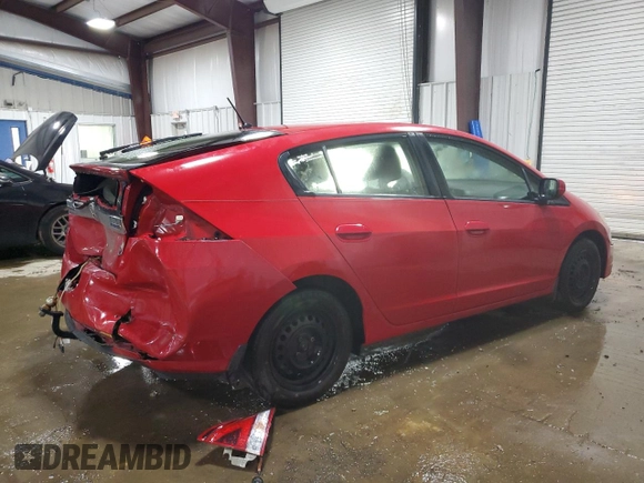 2014 Honda Insight with VIN JHMZE2H32ES002748, listed as a Copart auction lot 62126845 with 95,071 mi miles and Salvage title. Bid and sale history available at DreamBid. Image 3.