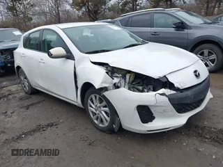 2012 Mazda Mazda3 i Touring with VIN JM1BL1L71C1624225, listed as a IAAI auction lot 41423890 with 199,251 mi miles. Bid and sale history available at carsss.com. Image 1.