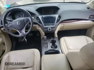 2014 Acura MDX Technology with VIN 5FRYD4H41EB028323, listed as a Copart auction lot 56938365 with Not provided miles and Salvage title. Bid and sale history available at DreamBid. Image 8.